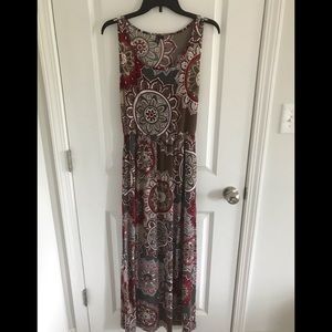 Mandala style maxi dress